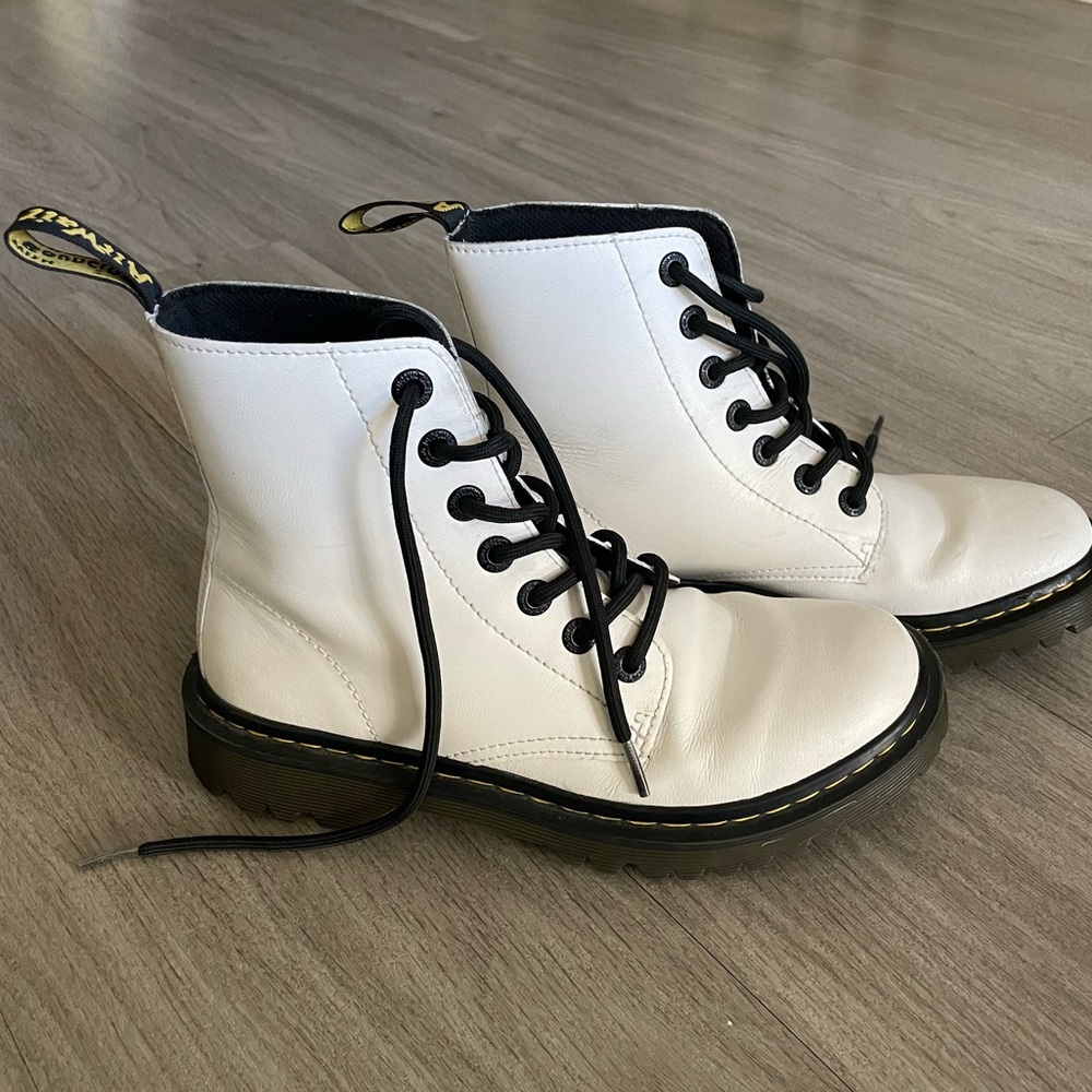 White Doc Marten’s Luana Boots